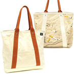 JACK SPADE |Pbg g[gobO Y WbNXy[h obO PRINTED BASECAMP REVERSIBLE DIRTY BEACH TOTE o[Vu NATURAL